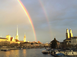 Bild Altstadtkirchen Regenbogen