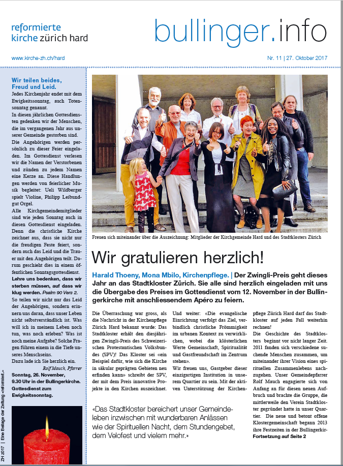 Titelbild November