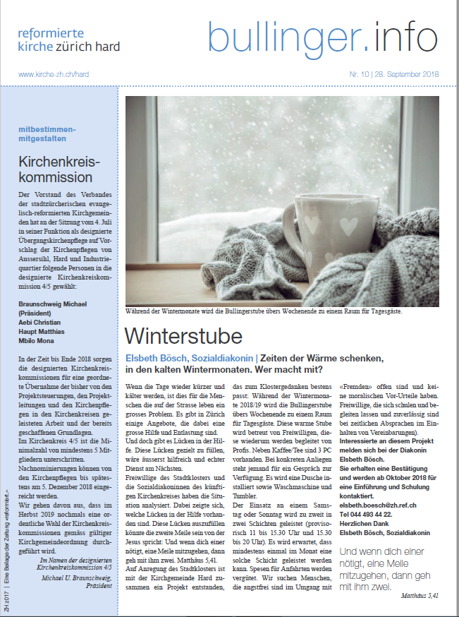 Titelbild Oktober 2018