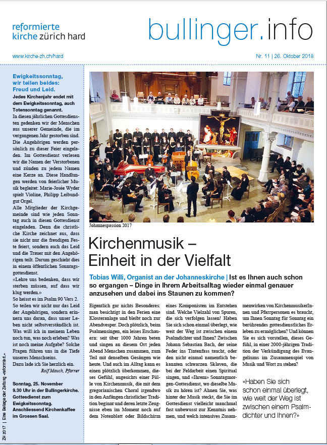 Titelbild November